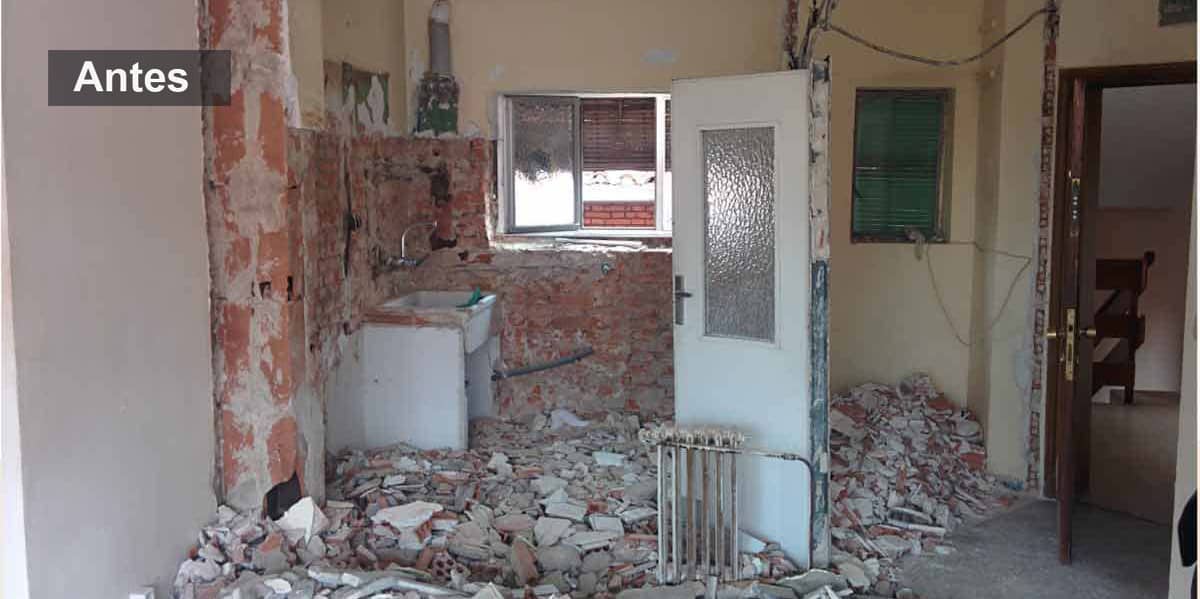 Piso antiguo en Moncloa antes de reformar
